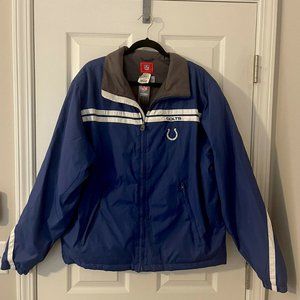 NWT NFL Team Apparel Indianapolis Colts Jacket - Large